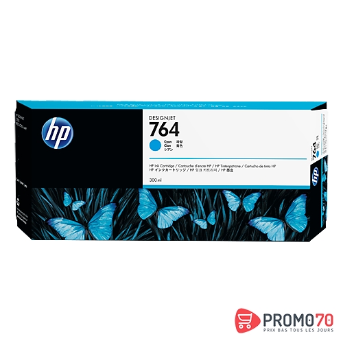 Hp 764 300-ml cyan designjet ink cartridge