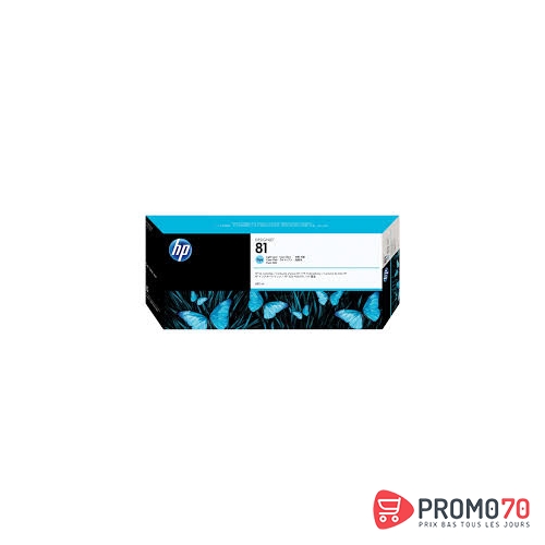 Hp 81 680-ml light cyan designjet dye ink cartridge
