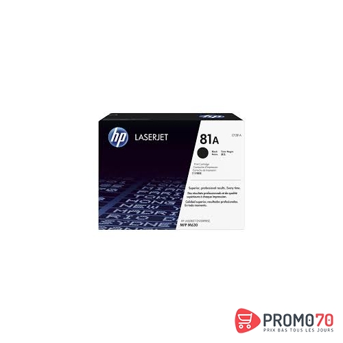 Hp 81a black original laserjet toner cartridge