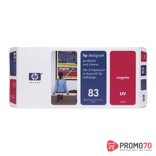 Hp 83 cyan designjet uv printhead and printhead cleaner