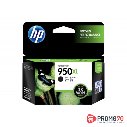 Hp 950xl high yield black original ink cartridge
