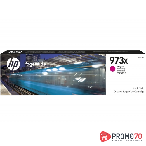 Hp 973x high yield magenta original pagewide cartridge
