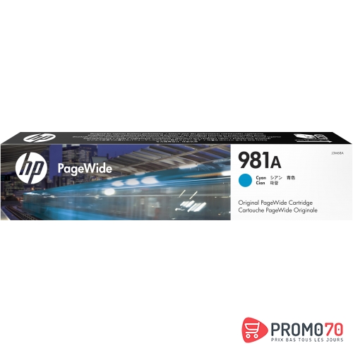 Hp 981a cyan original pagewide cartridge