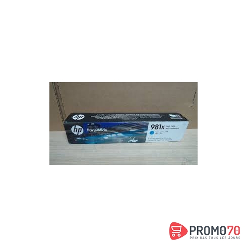 Hp 981x high yield cyan original pagewide cartridge