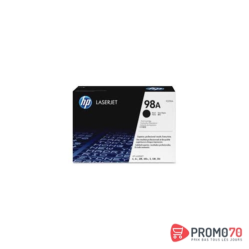 Hp 98a black original laserjet toner cartridge