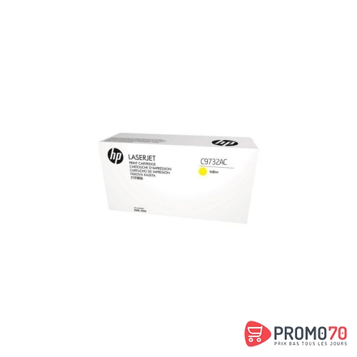 Hp c9732ac yellow contract original laserjet toner cartridge