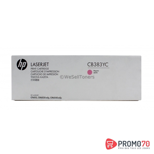 Hp cb383yc magenta optimized contract original laserjet toner cartridge