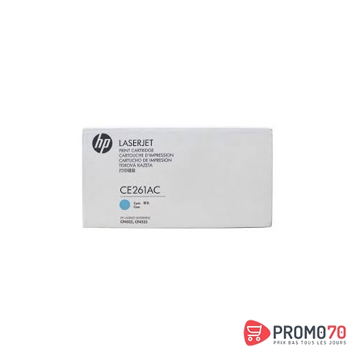 Hp ce261ac cyan contract original laserjet toner cartridge