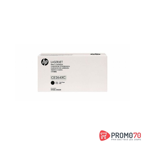 Hp ce264xc high yield black contract original laserjet toner cartridge