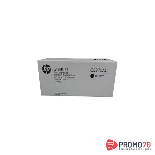 Hp ce270ac black contract original laserjet toner cartridge