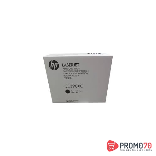 Hp ce390xc high yield black contract original laserjet toner cartridge