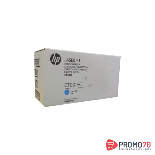 Hp cf031ac cyan contract original laserjet toner cartridge