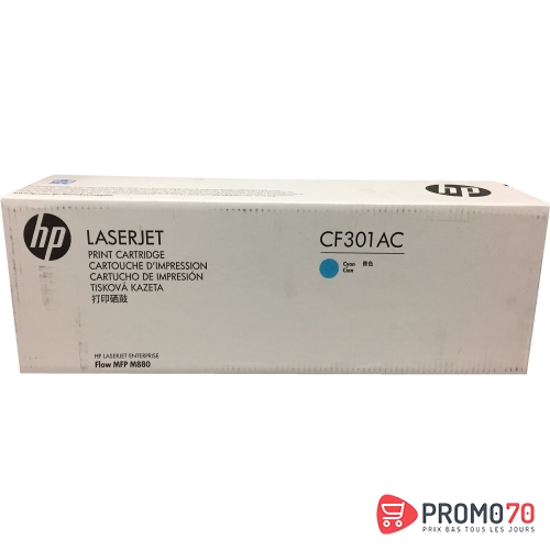 Hp cf301ac cyan contract original laserjet toner cartridge