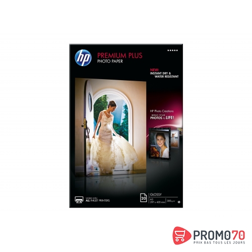 Hp premium plus glossy photo paper-20 sht/a3/297 x 420 mm