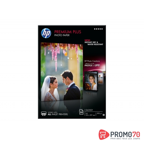 Hp premium plus glossy photo paper-50 sht/a4/210 x 297 mm