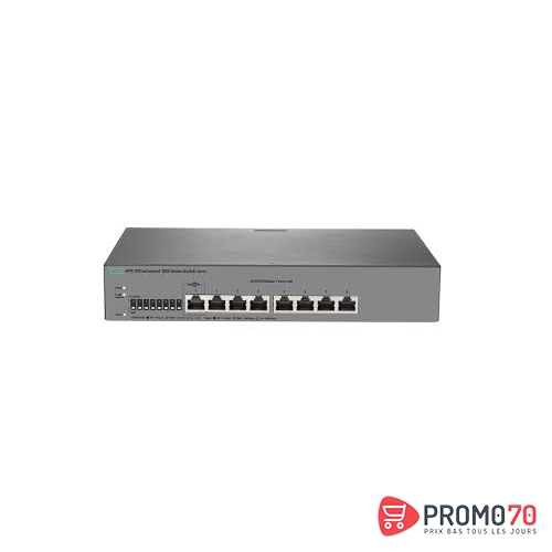 Hpe 1820-8g switch  [8 ports 10-100-1000,  l2,  smart managed]