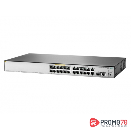 Hpe 1850 24g 2xgt switch [24 ports 10-100-1000 + 2 ports 10gbase-t, l2 smart managed]