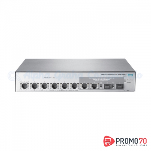 Hpe 1850 24g 2xgt switch [24 ports 10-100-1000 + 2 ports 10gbase-t, l2 smart managed]