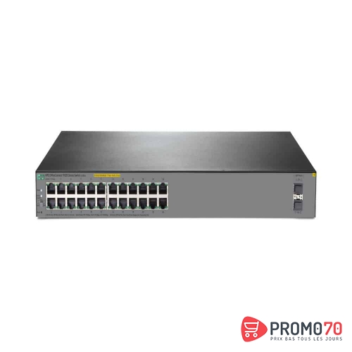 Hpe 1920s 24g 2sfp poe+ 370w swch[24 ports 10-100-1000 poe +  2 ports sfp, l3,  smart managed]