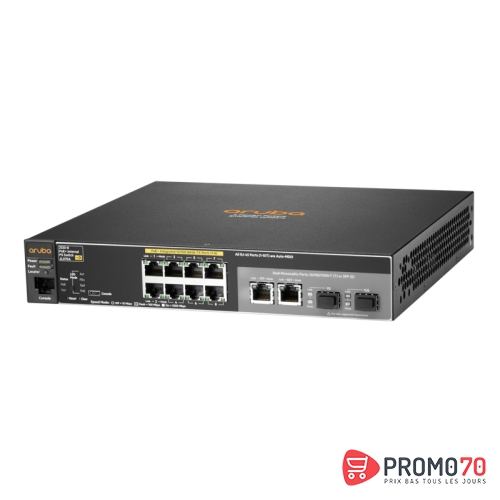 Hpe 2530-8-poe+ switch [8 ports 10-100 poe+ 2 ports sfp, l2  managed]
