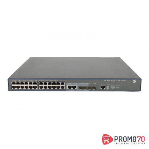 Hpe 3600 24 v2 si switch [24 ports 10-100 +  2 ports sfp,  l3 , full managed]
