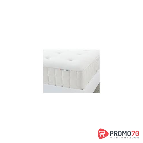 Hyllestad matelas à ressorts ensachés, fermeté moyenne, blanc