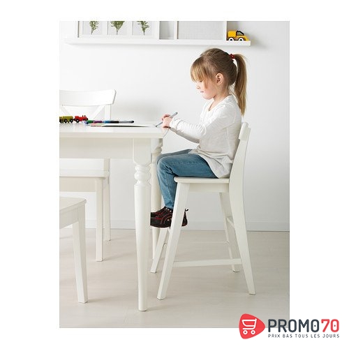 Ingolf chaise pour juniors, blanc