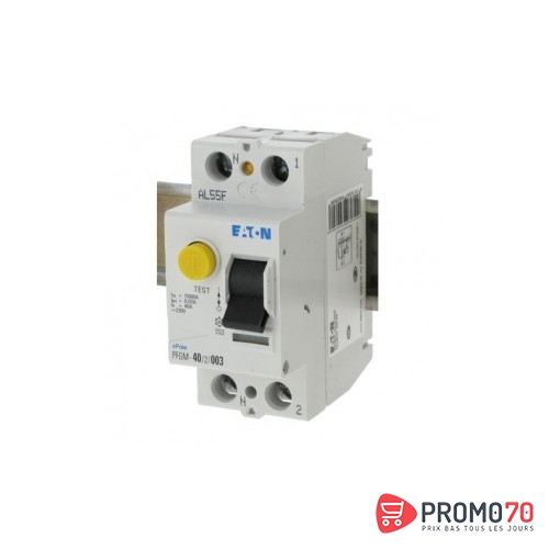 Interrupteur différentiel modulaire ac 2p 25a-30ma