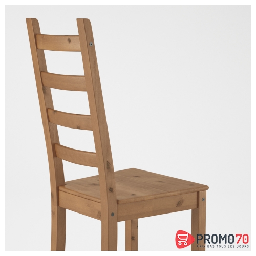 Kaustby chaise, vernis effet ancien