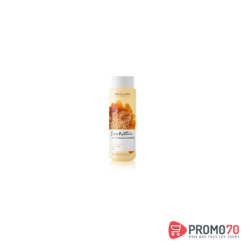 Lait nettoyant mousseux à l'extrait d'avoine love nature