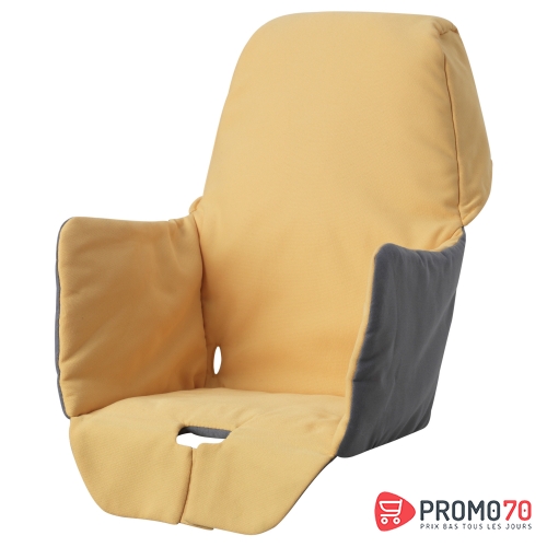 Langur housse de siège rembourrée pour chaise haute, jaune