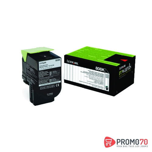 Lexmark 808k black return program toner cartridge