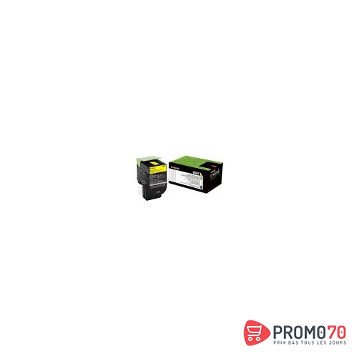 Lexmark 808y yellow return program toner cartridge