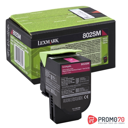 Lexmark standard magenta return programme toner cartridge