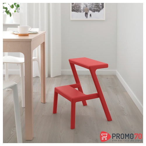 M??sterby marchepied, marron-rouge