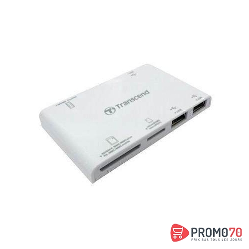 Multi card reader p7, black(card reader + hub)