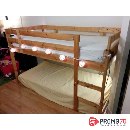 Mydal cadre de lits superposés, pin
