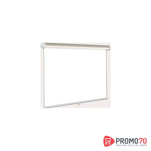 Oray 2000 pro -ecran mural manuel-blanc mat-format carré-200 x 200-8 kgs