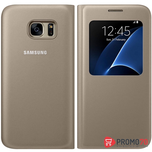 Samsung cover pour s7  gold