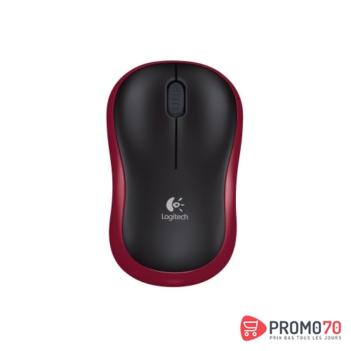 Souris sans fil m185 rouge