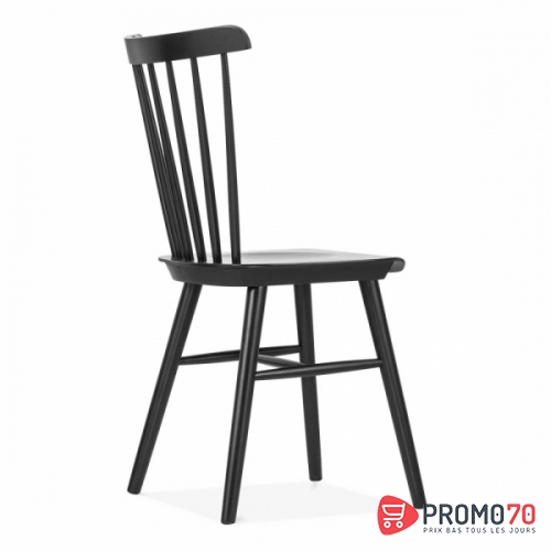 Stefan chaise, marron-noir