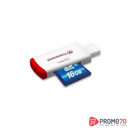 Transcend 16gb sdhc10 + lecteur de carte