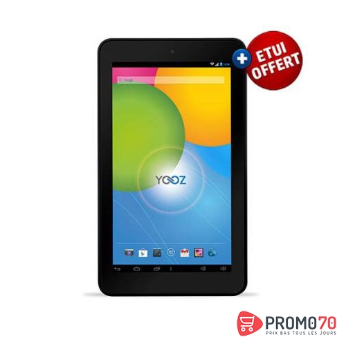 Yooz mypad703 black ,quad core , 8gb,wifi, bluetooth etui offert 